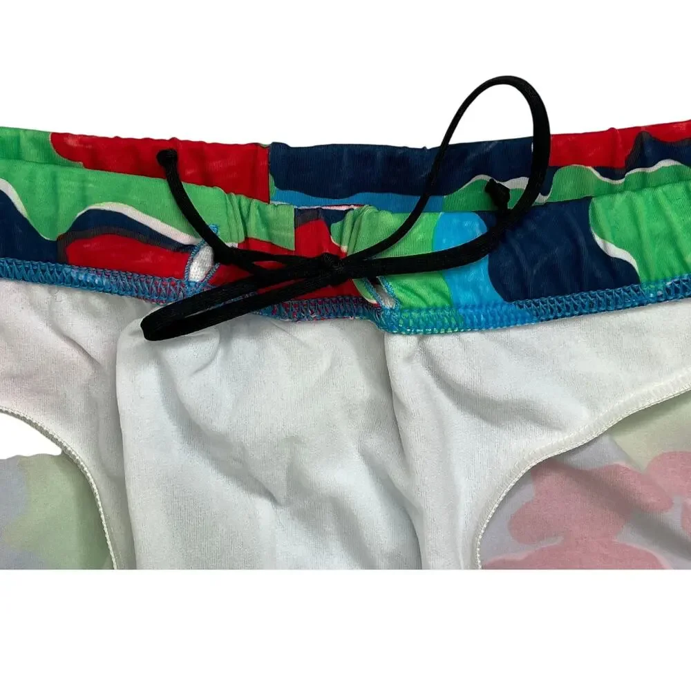4-96 MOSCHINO Men's NWT Swim Brief Trunks Camoflauge S/US30/EU46